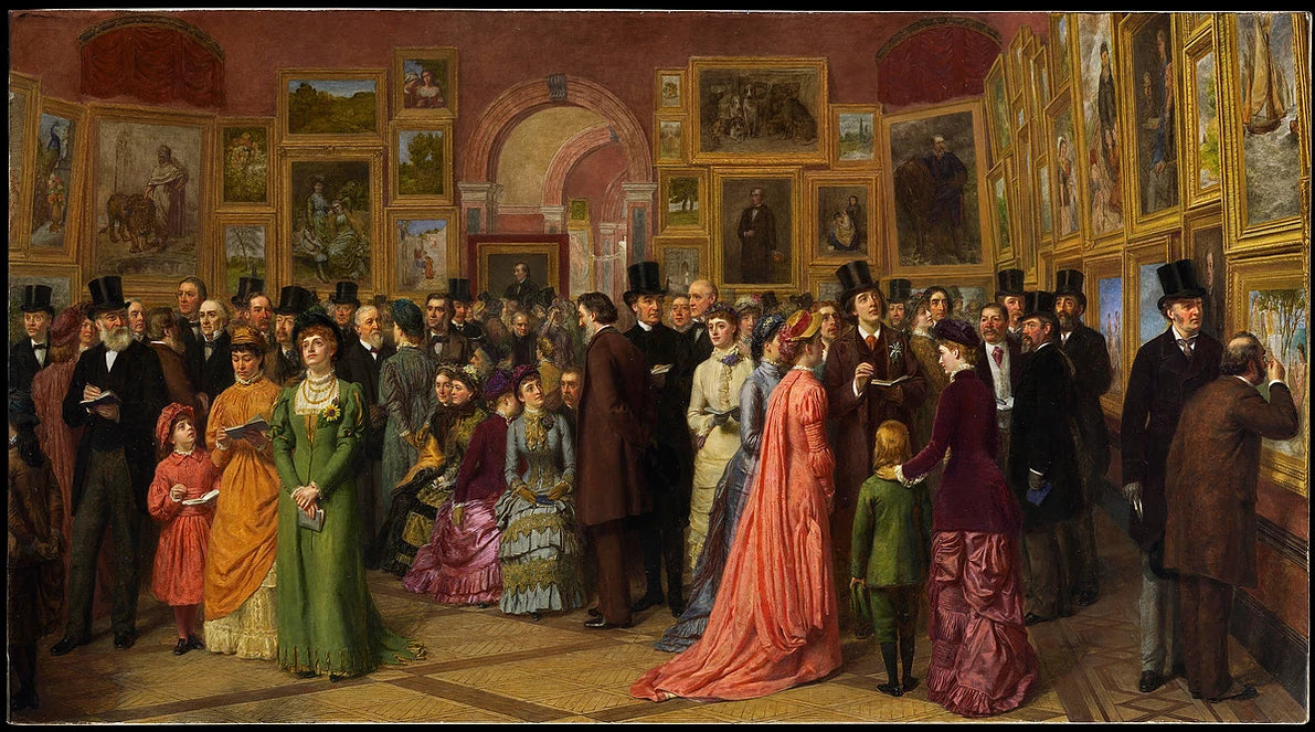 Vernissage à l'Académie royale - William Powell Frith image 1 reproduction réalisée par Alpha Reproduction