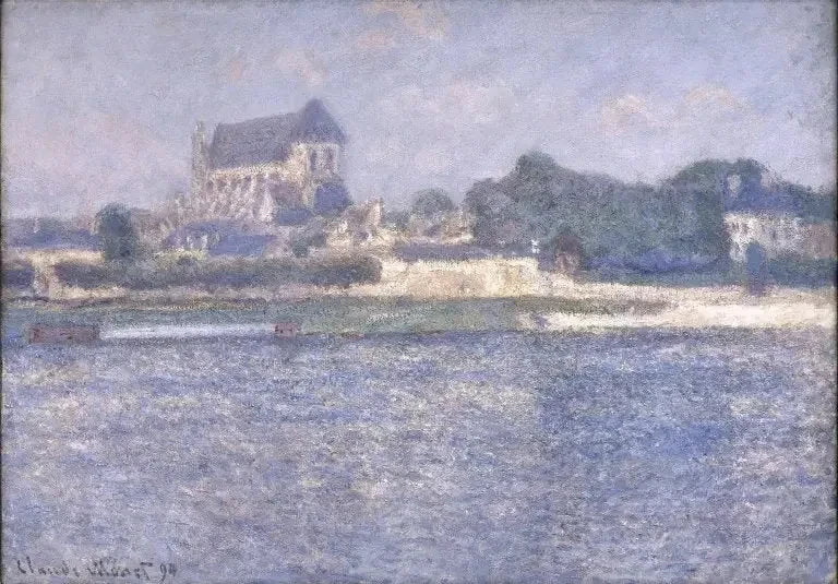 Vernon, Sonne W1386 - Claude Monet