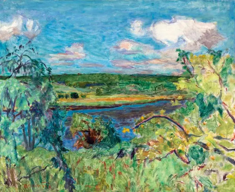 Vernonnet, Landschaft bei Giverny - Pierre Bonnard