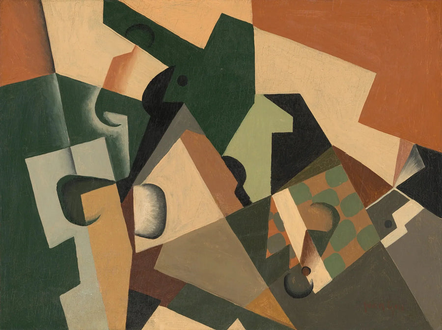 Glas und Schachbrett - Juan Gris