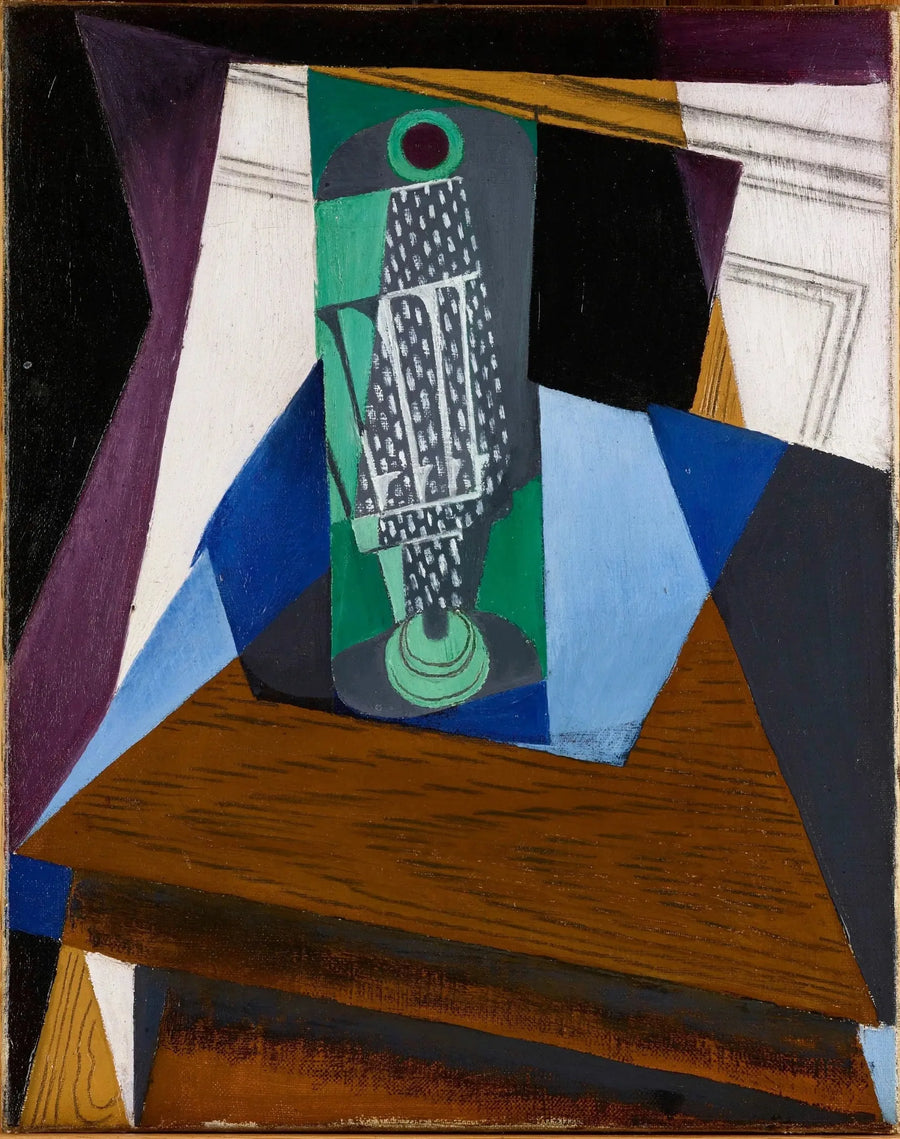 Glas auf einem Tisch - Juan Gris