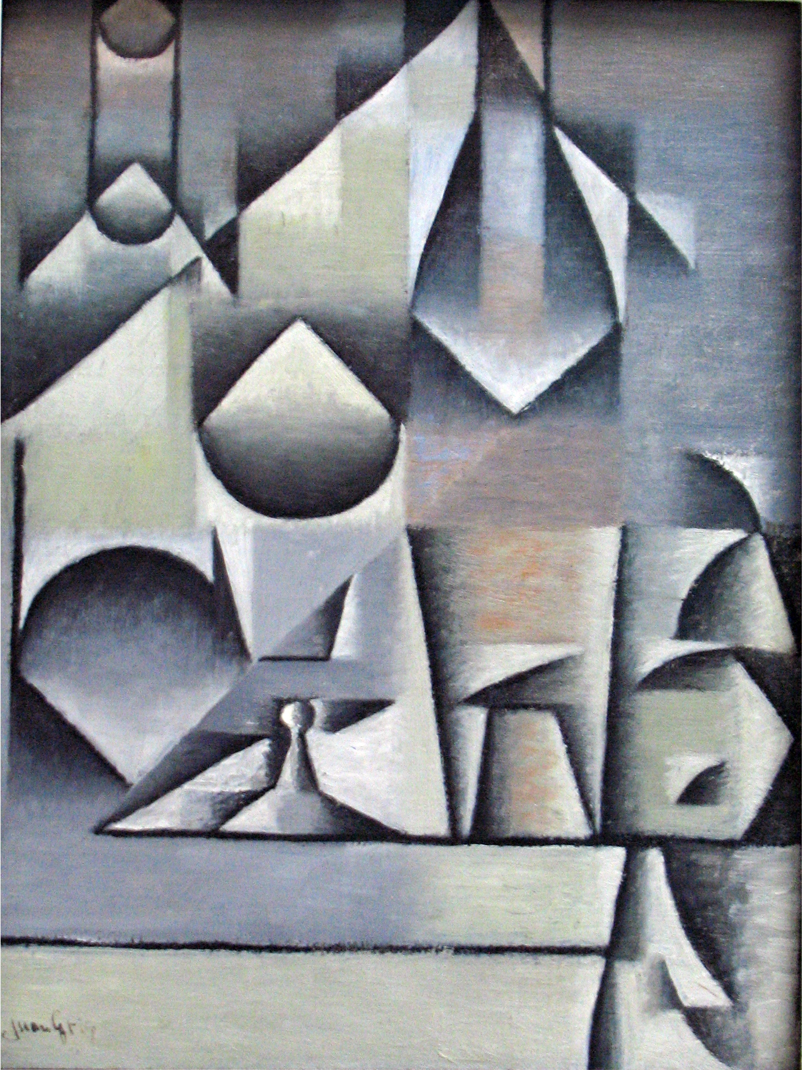 Gläser und Flaschen - Juan Gris