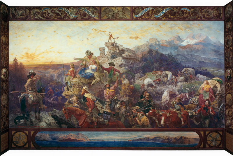 Nach Westen setzt das Imperium seinen Weg fort - Emanuel Leutze