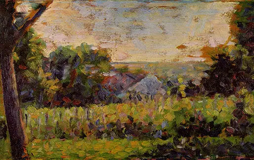 Auf das Dorf - Georges Seurat