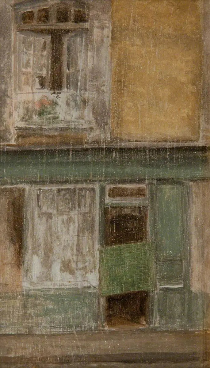 Grün und Gold: Ein Geschäft in Calais - James Abbott McNeill Whistler