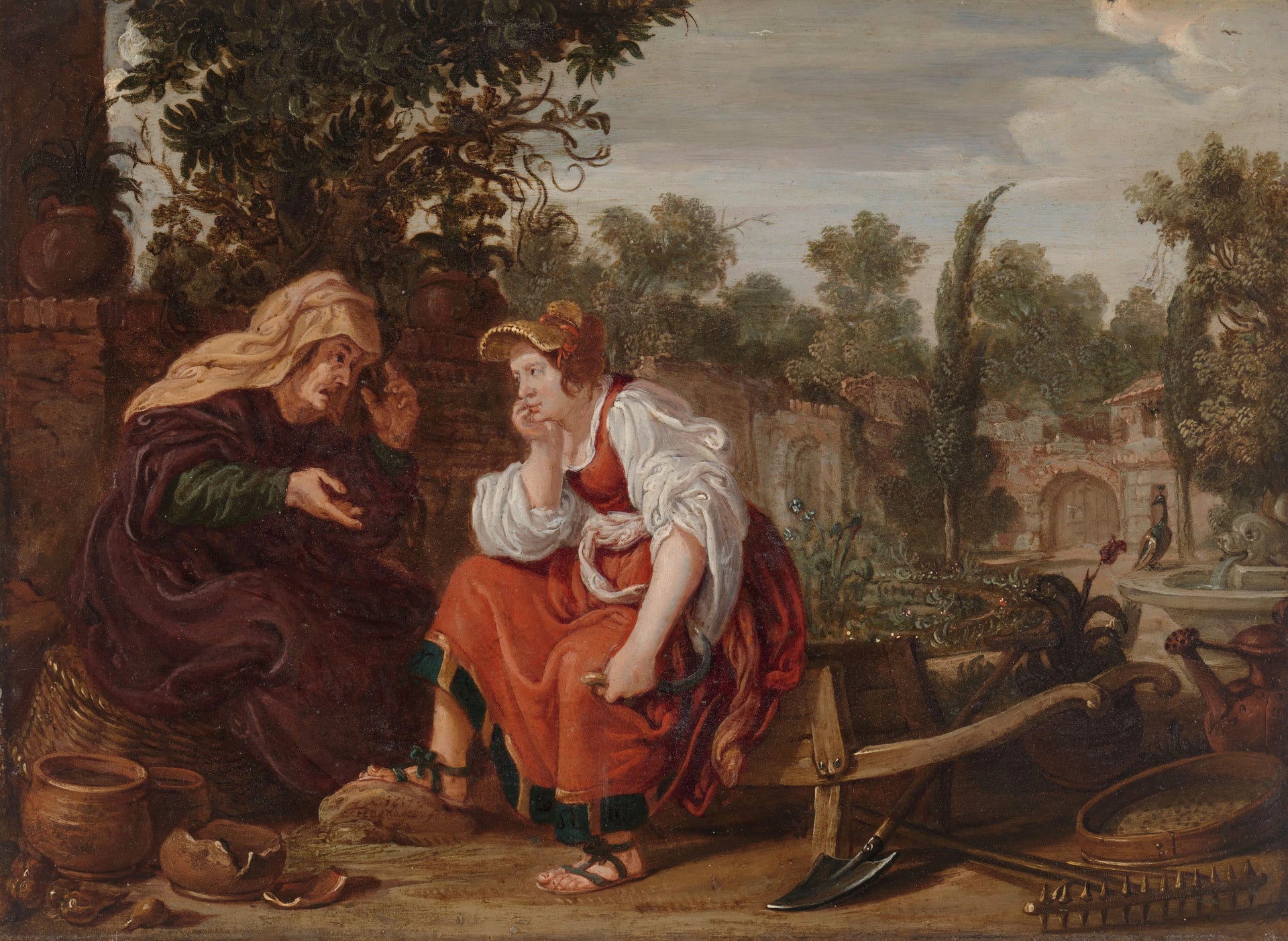 Vertumne et Pomone - Jan Tengnagel