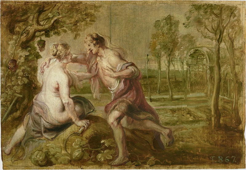 Vertumne und Pomone - Peter Paul Rubens