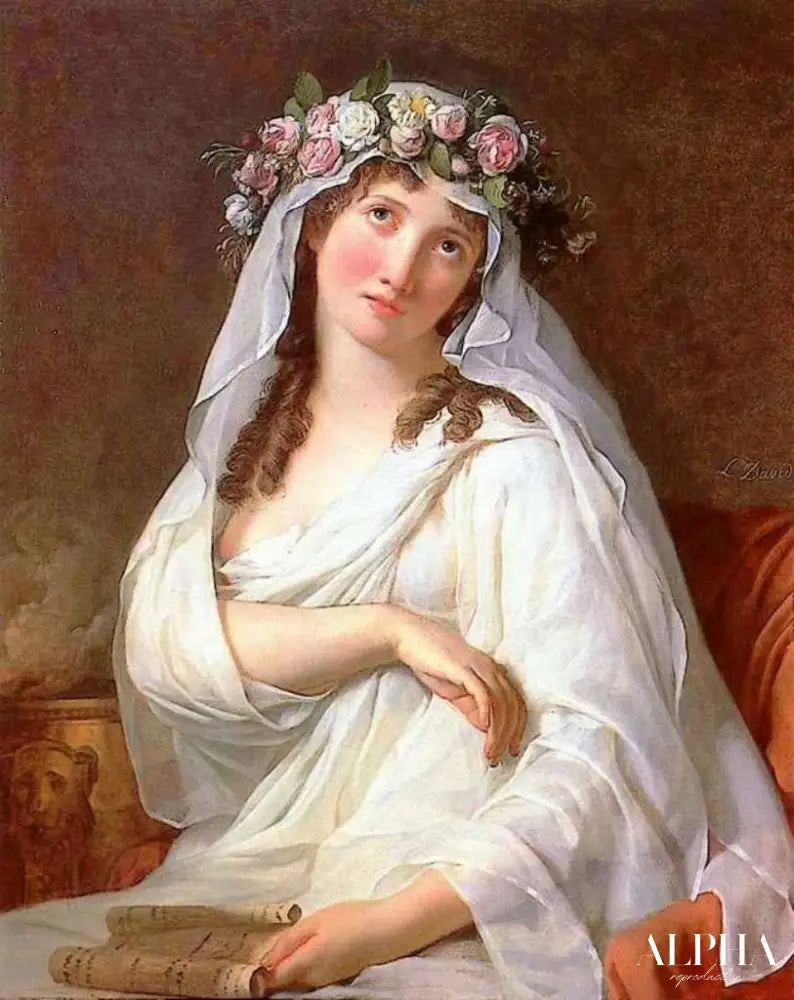 Vestal vierge - Jacques-Louis David - Reproductions de tableaux et peintures haut de gamme