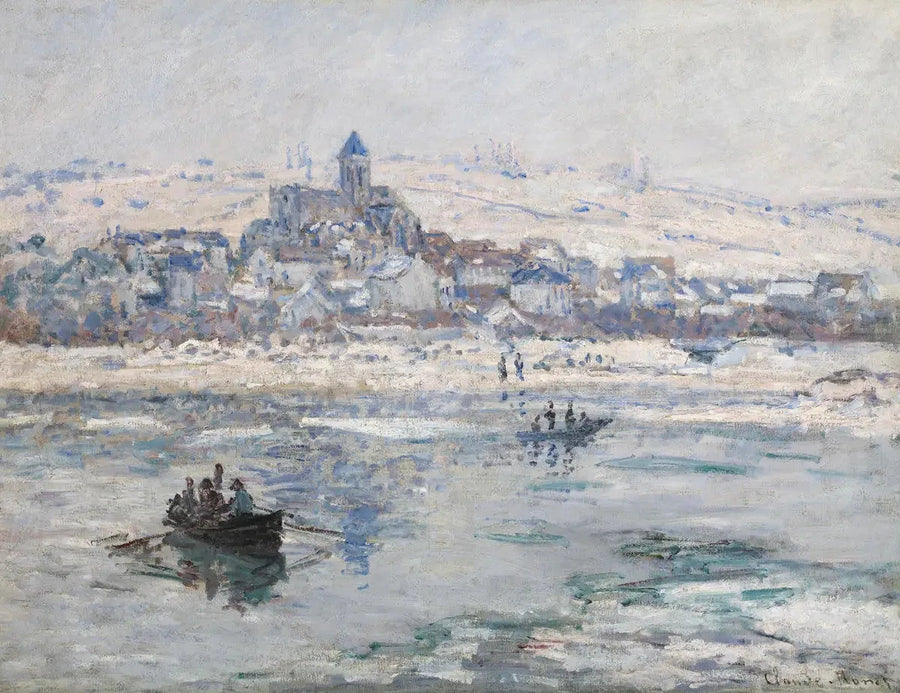 Vétheuil im Winter - Claude Monet