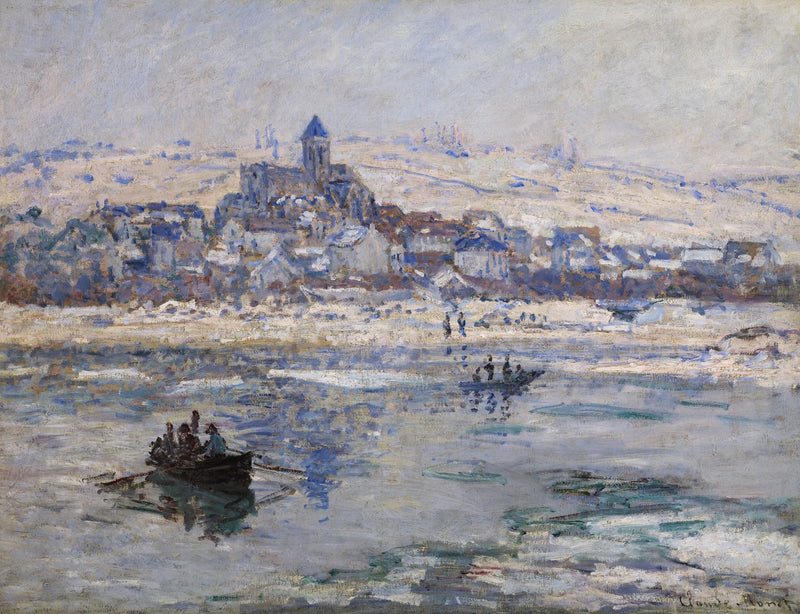 Vétheuil im Winter W507 - Claude Monet