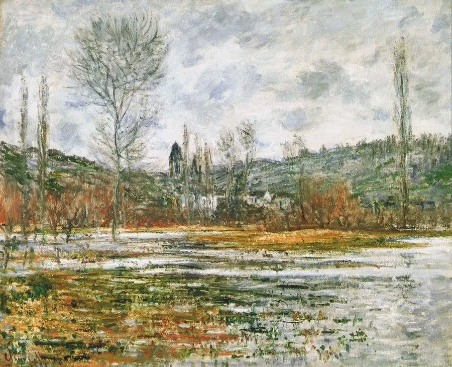 Vetheuil, Überschwemmte Wiese - Claude Monet