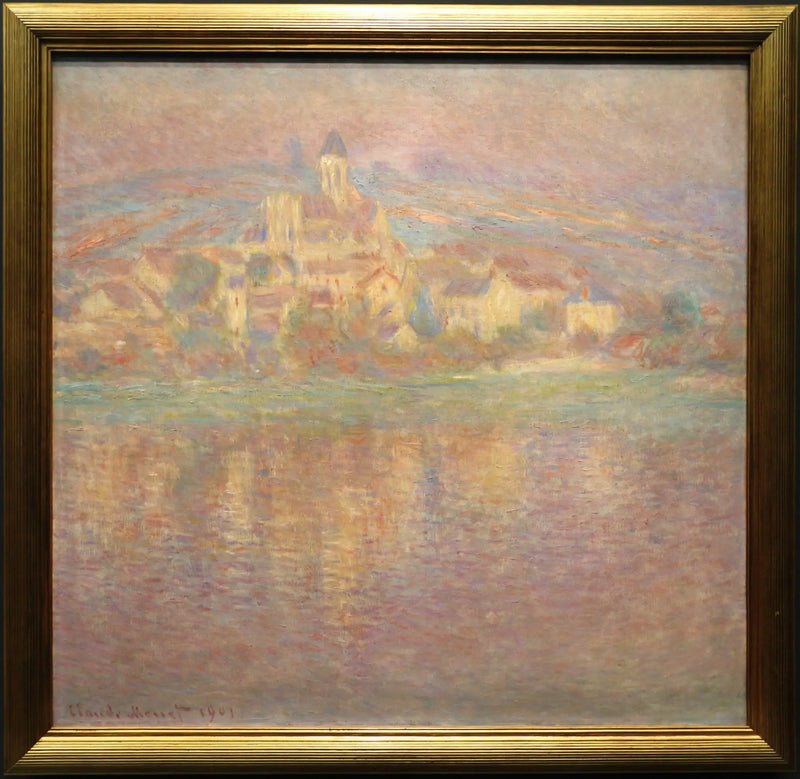 Vétheuil, Sonnenuntergang - Claude Monet