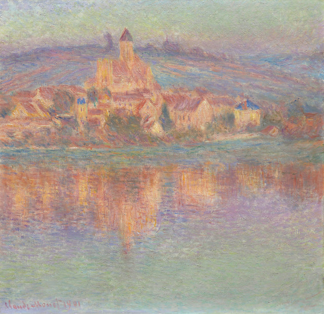 Vétheuil, Abendeffekt - Claude Monet