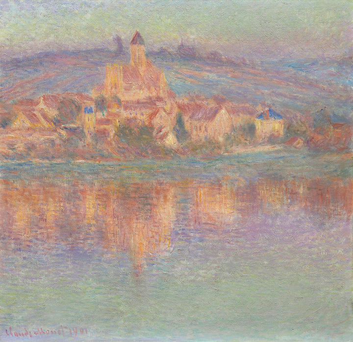 Vétheuil, Abendeffekt - Claude Monet
