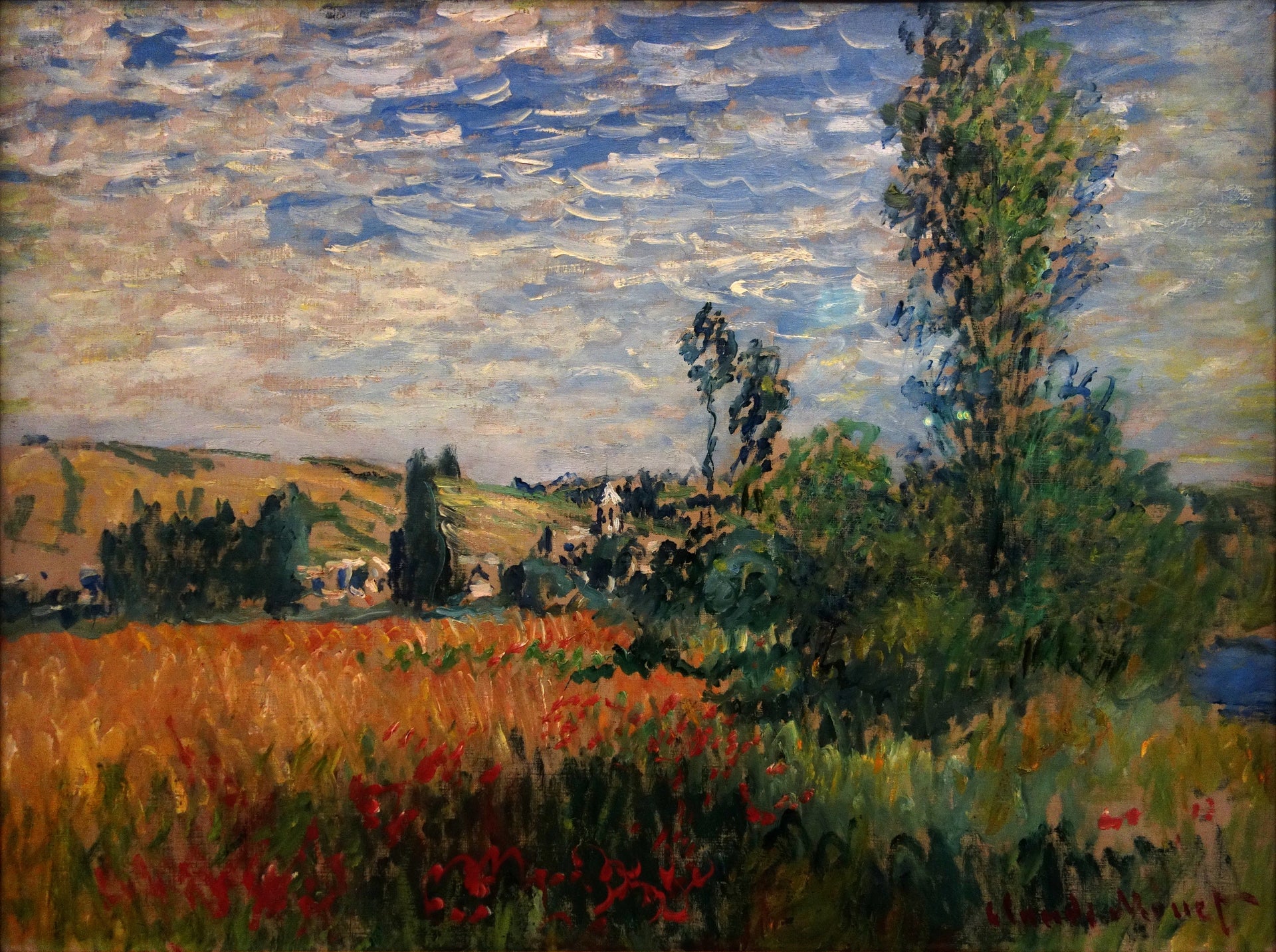 Vétheuil W594 par Claude Monet, Kelvingrove Art Gallery and Museum
