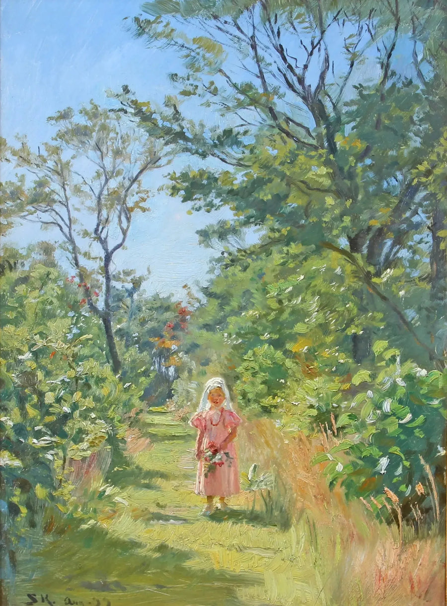 Vibeke Krøyer in der Plantage - Peder Severin Krøyer