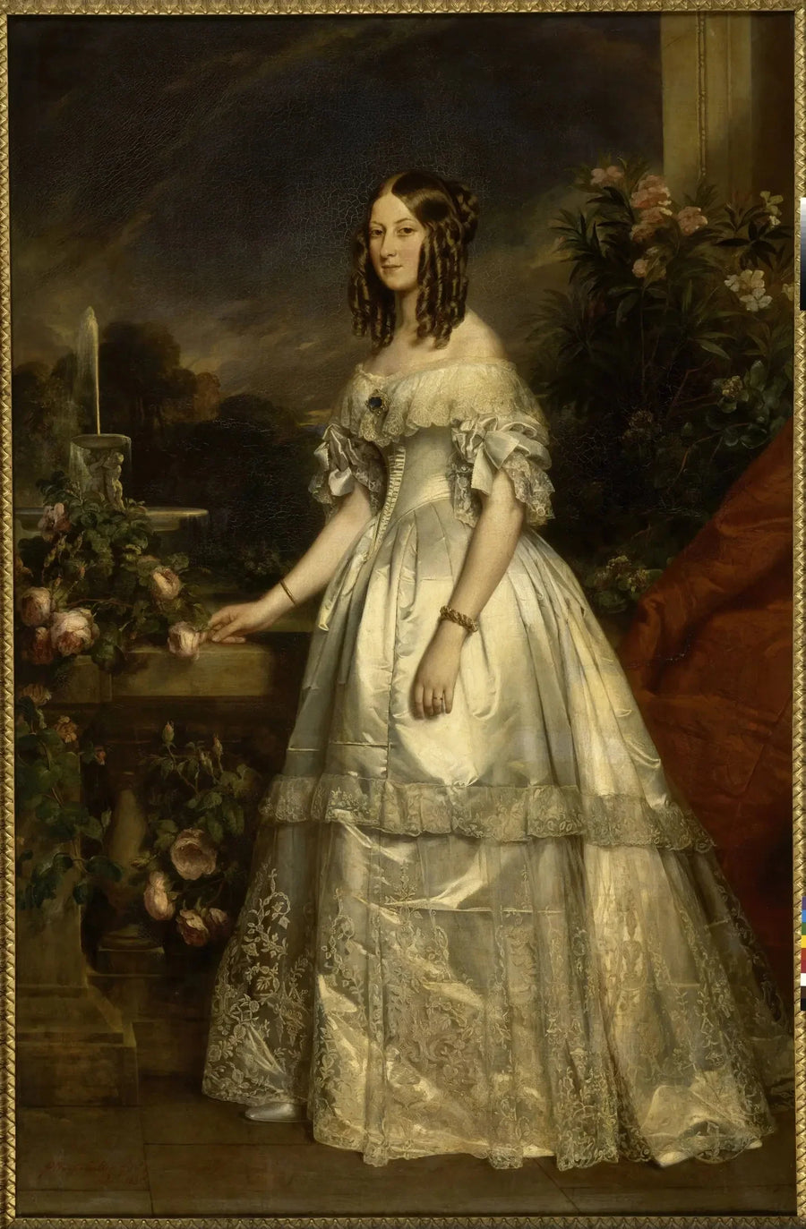 Victoire-Auguste-Antoinette de Saxe-Cobourg-Gotha, Herzogin von Nemours - Franz Xaver Winterhalter