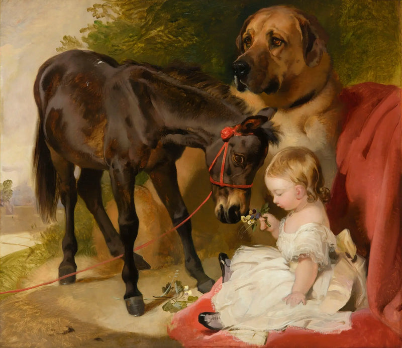 Victoria, Prinzessin Royal, mit einem Pony - Edwin Henry Landseer