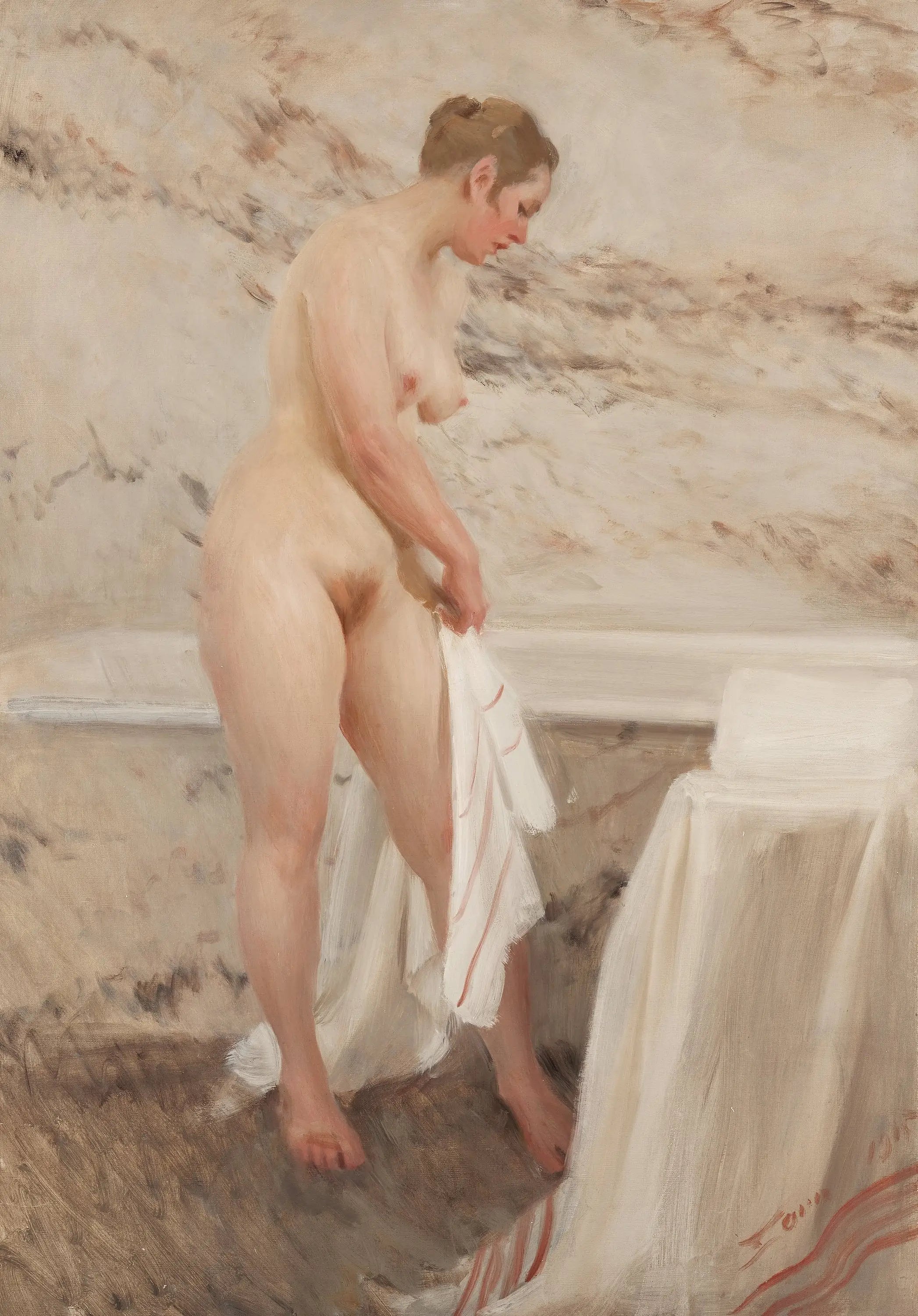 Vid badkaret - Anders Zorn - Alpha Reproduction