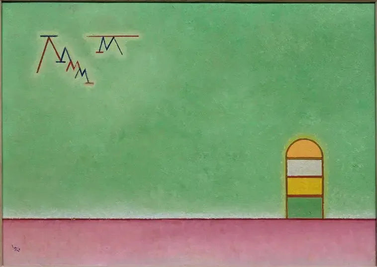 Leeres Grün - Vassily Kandinsky