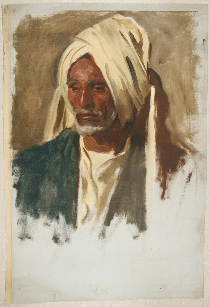 Alter Mann mit weißem Bart - John Singer Sargent