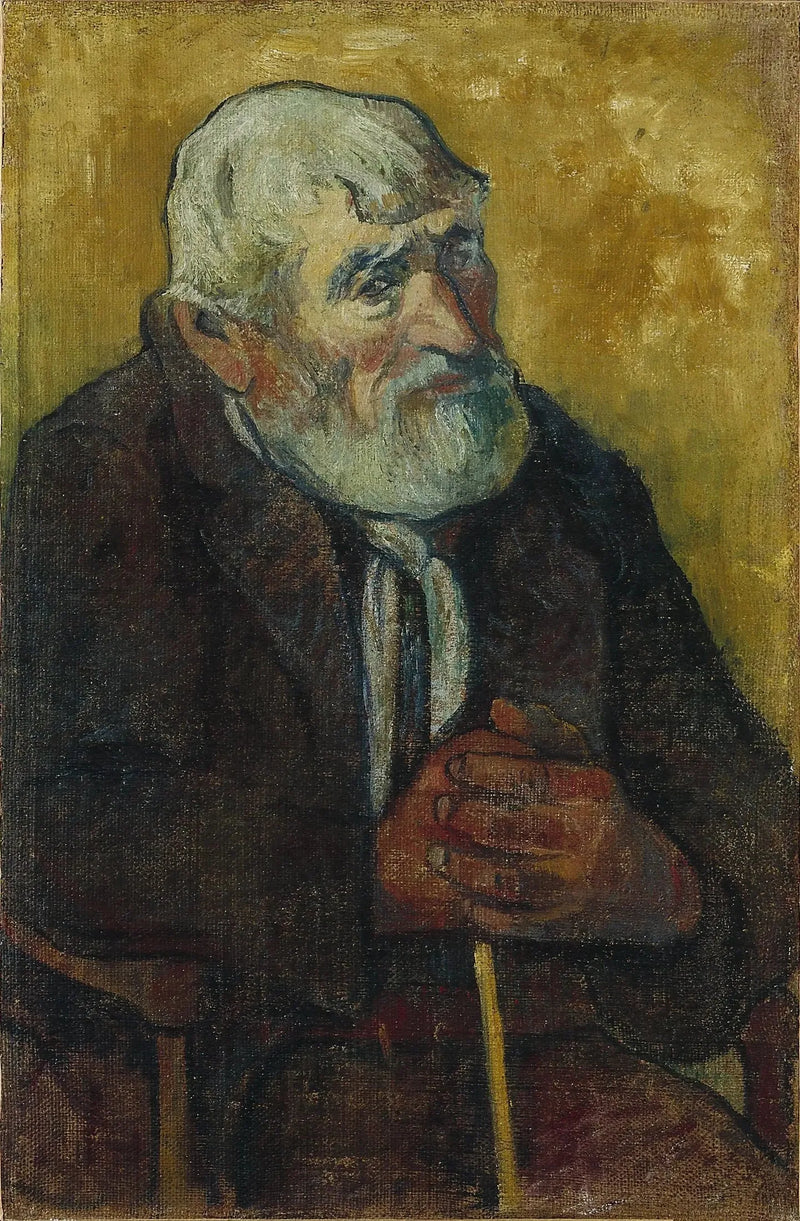 Alter Mann mit Stock - Paul Gauguin