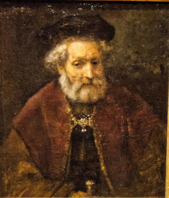 Alter Mann mit Bart und Barett - Rembrandt