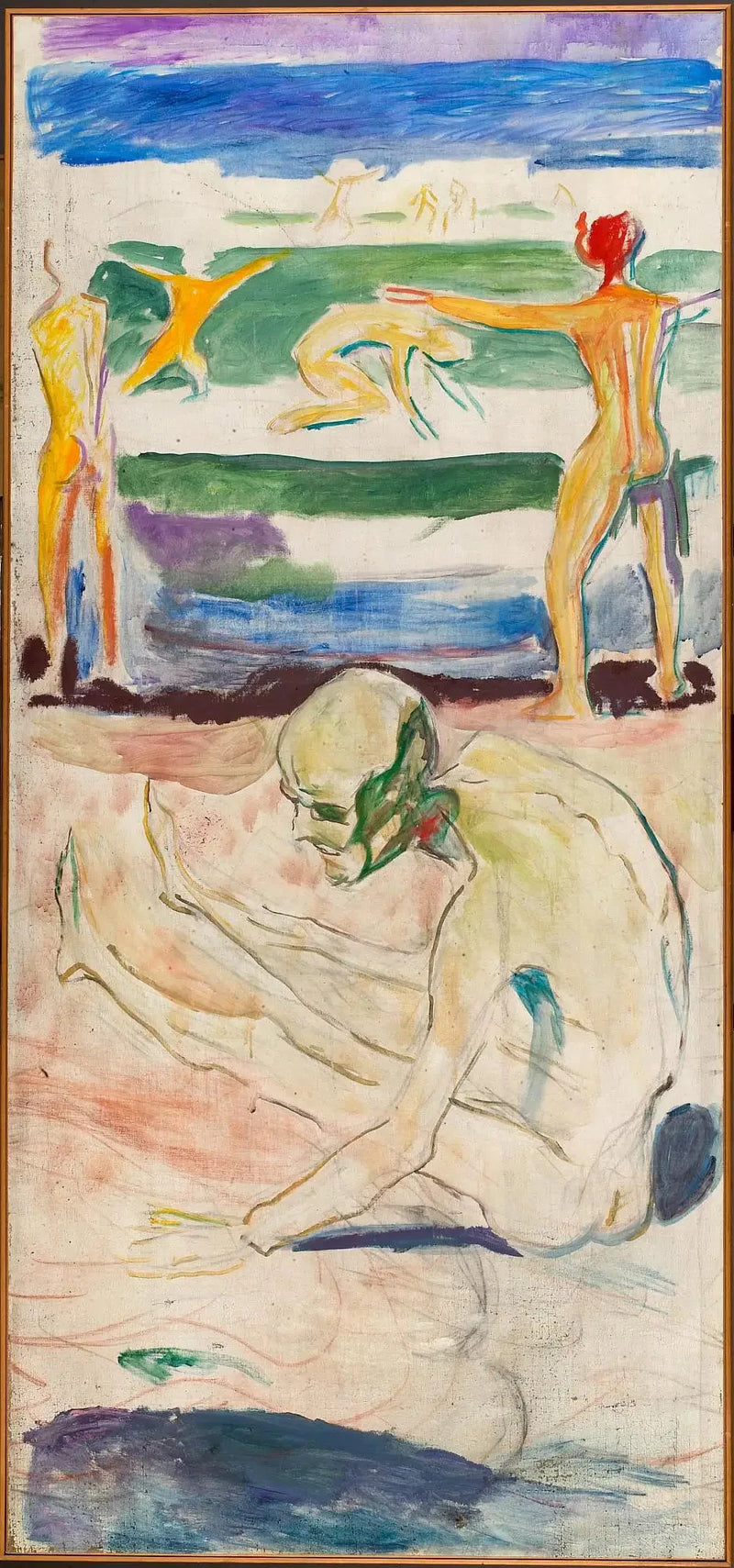 Alter Mann - Edvard Munch