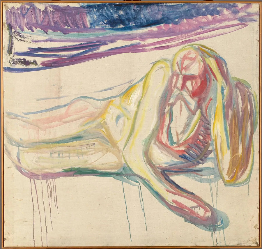 Alter Mann - Edvard Munch