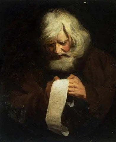 Alter Mann liest - Joshua Reynolds