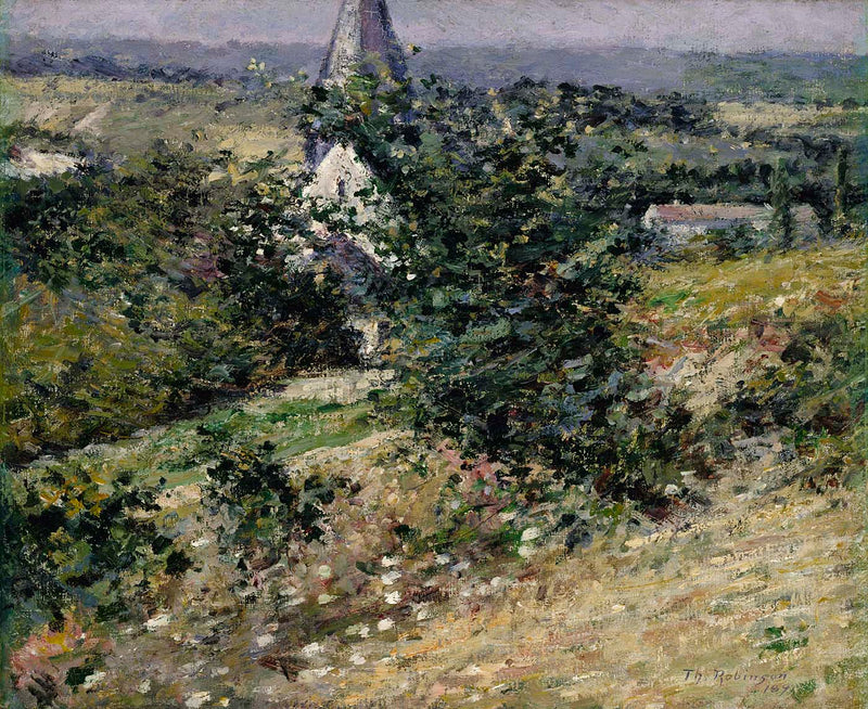 Alte Kirche von Giverny - Theodore Robinson