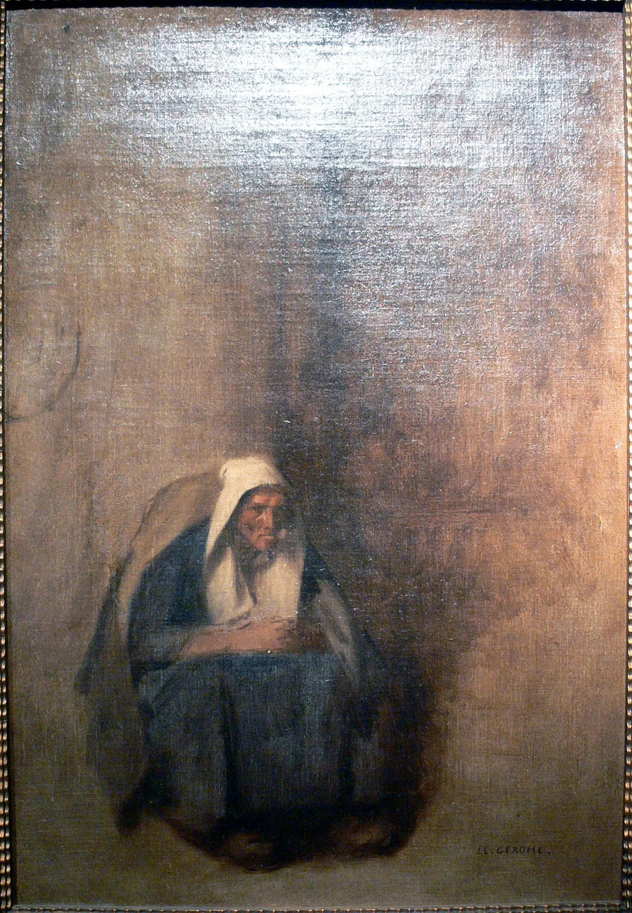 Alte Frau mit Pfeife - Jean-Léon Gérôme
