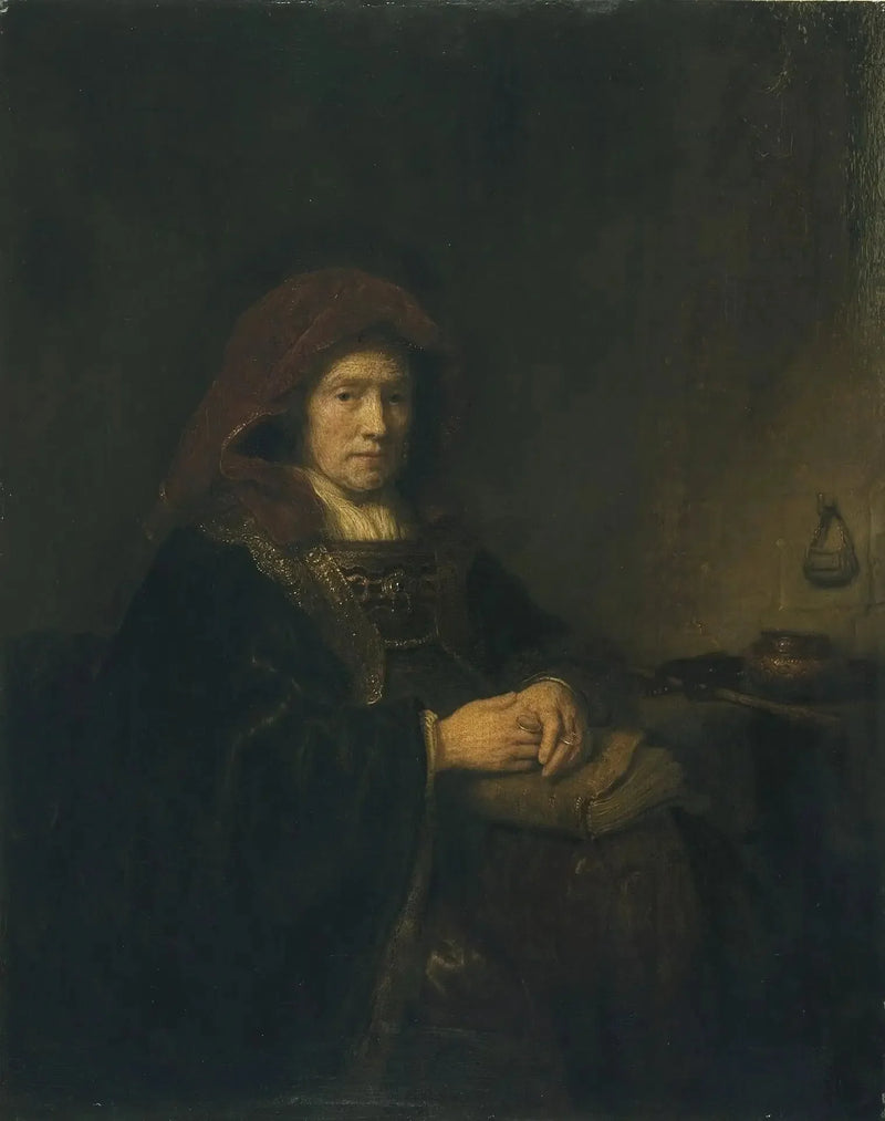 Alte Frau mit Brille - Rembrandt