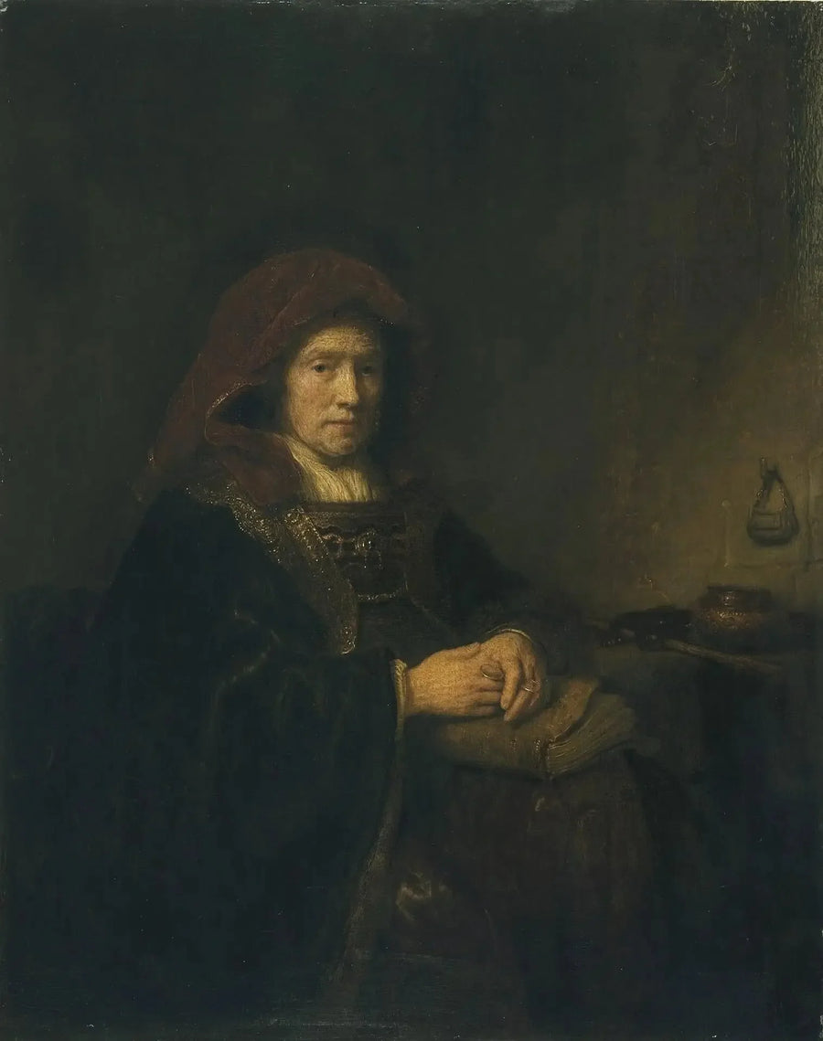 Alte Frau mit Brille - Rembrandt