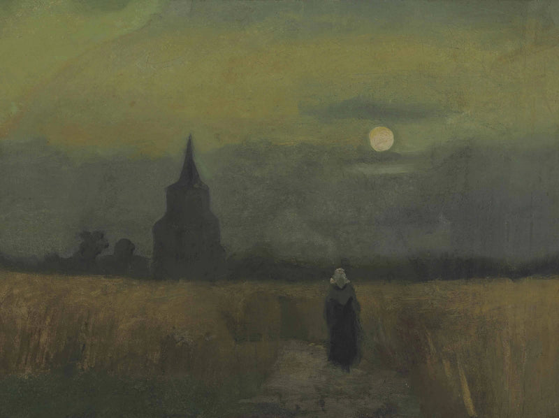 Der alte Friedhofsturm in Nuenen - Vincent van Gogh