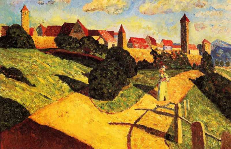Altstadt II - Vassily Kandinsky