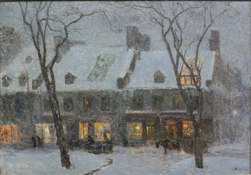 Alte Häuser in Montreal - Maurice Galbraith Cullen