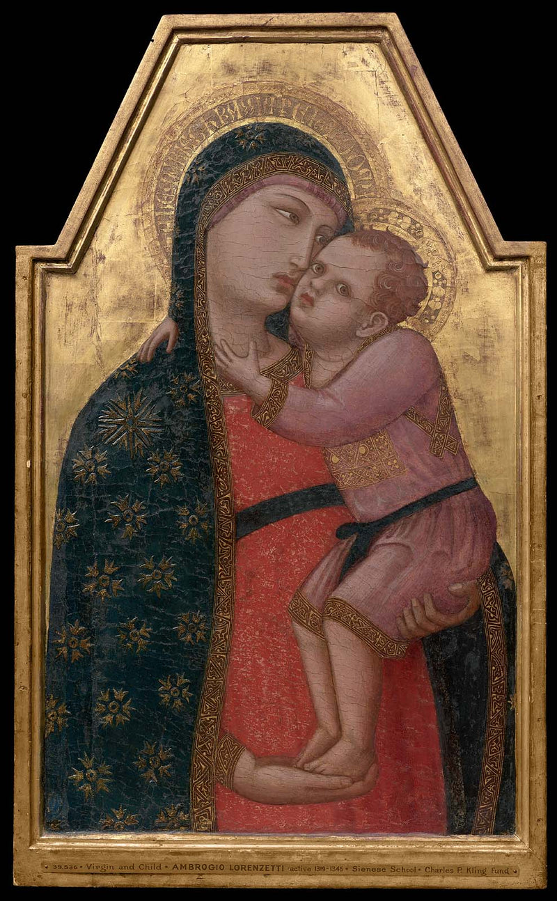 Jungfrau mit Kind - Ambrogio Lorenzetti
