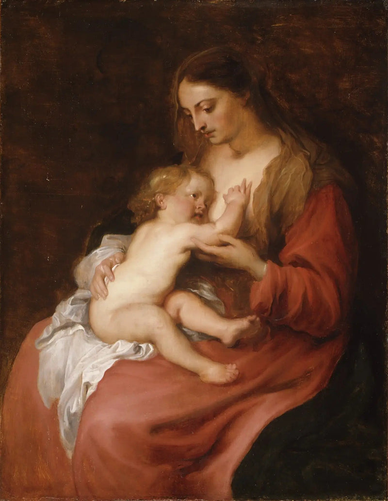 Jungfrau mit Kind - Antoine van Dyck