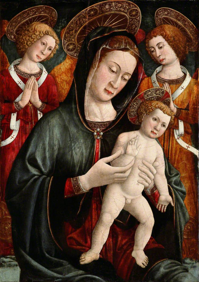 Jungfrau mit Kind und Engeln - Giovanni Francesco da Rimini