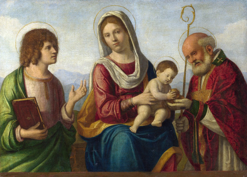 Jungfrau mit Kind und Heiligen - Cima da Conegliano