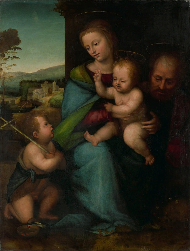 Jungfrau mit Kind und den Heiligen Stephanus und Johannes dem Täufer - Fra Bartolomeo