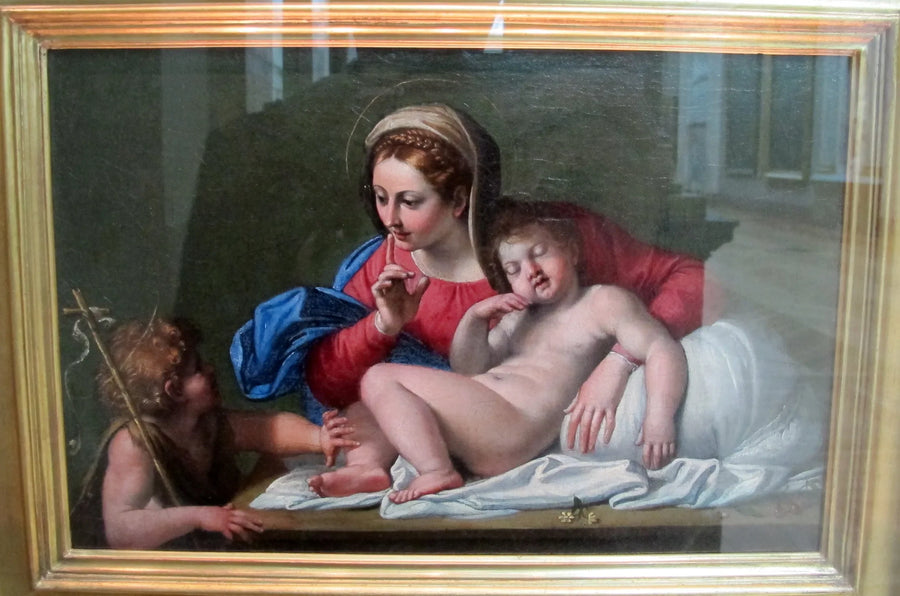 Vierge à l'Enfant avec saint Jean - Domenichino image 1 reproduction réalisée par Alpha Reproduction