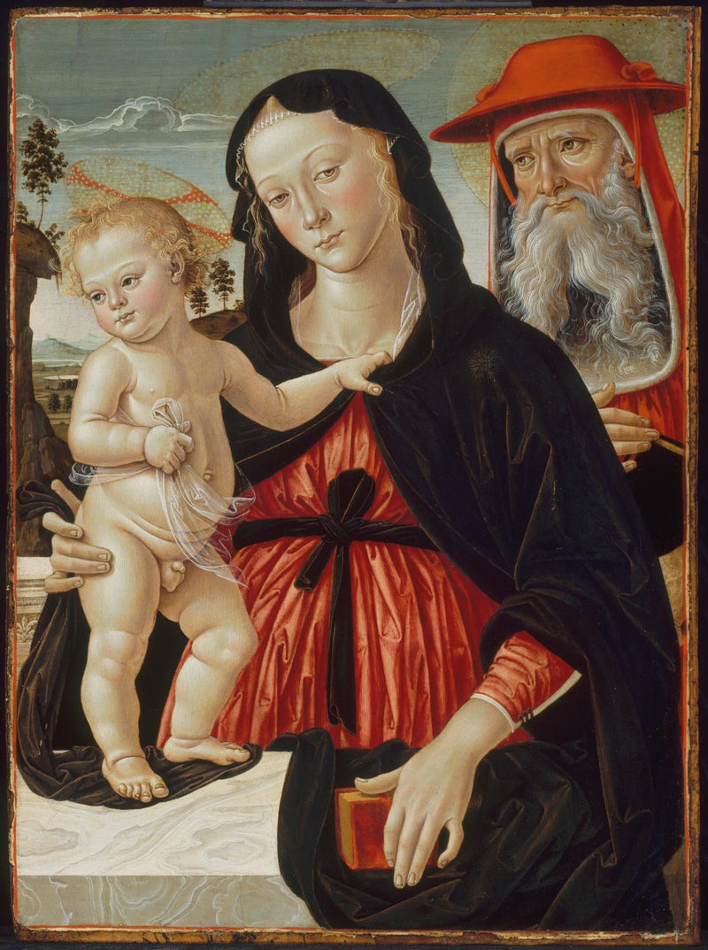Jungfrau mit Kind und heiliger Hieronymus - Pinturicchio