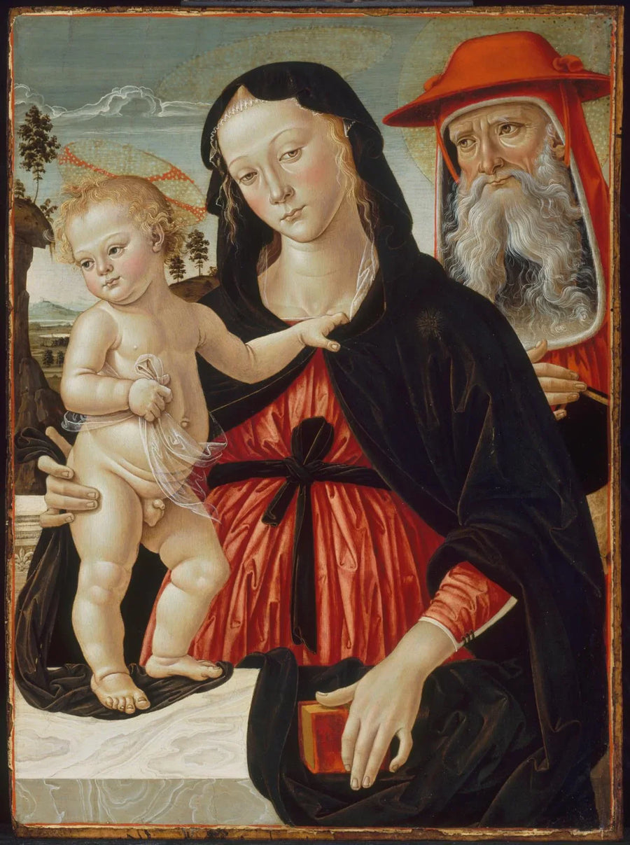 Jungfrau mit Kind und heiliger Hieronymus - Pinturicchio