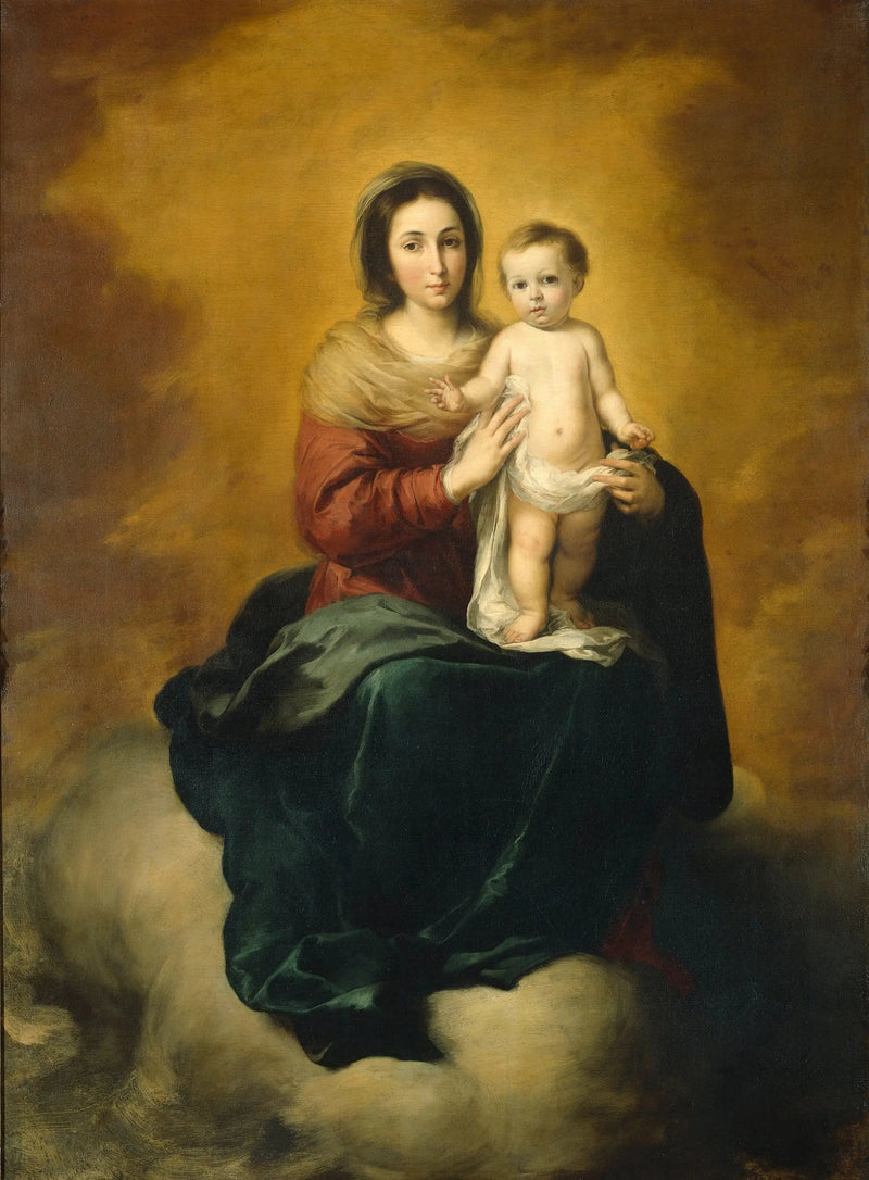 Jungfrau mit Kind. - Bartolomé Esteban Murillo