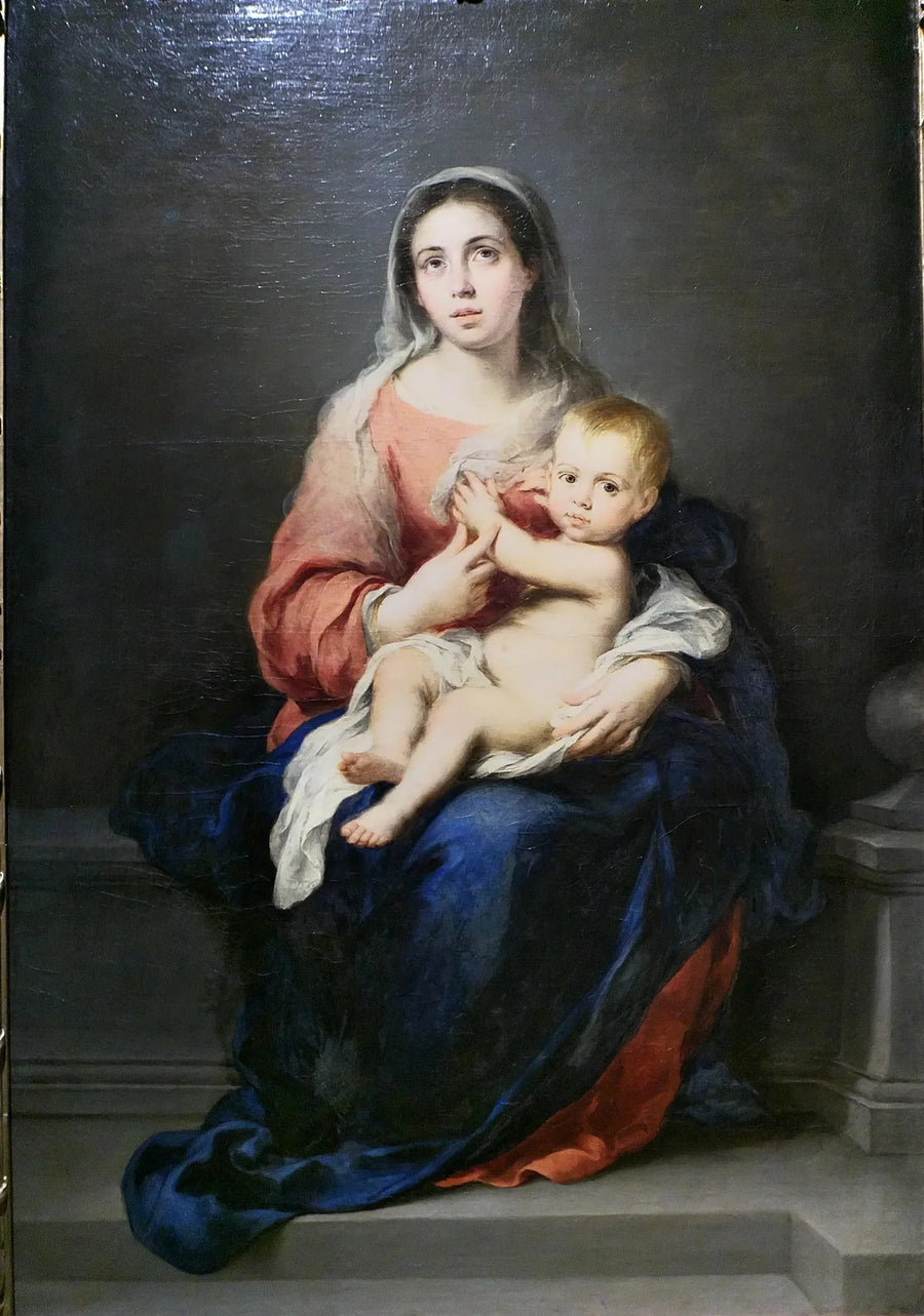 Jungfrau mit Kind - Bartolomé Esteban Murillo