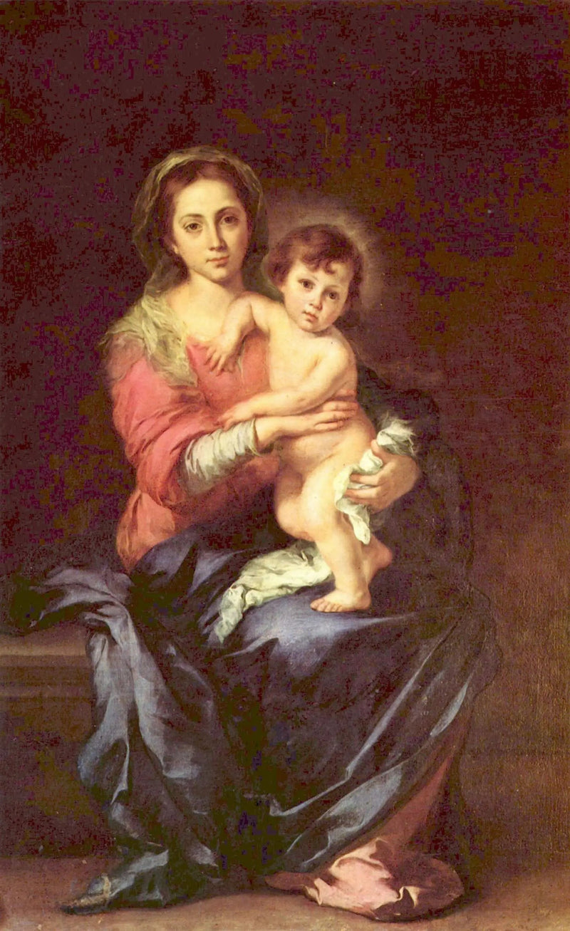 Jungfrau mit Kind - Bartolomé Esteban Murillo
