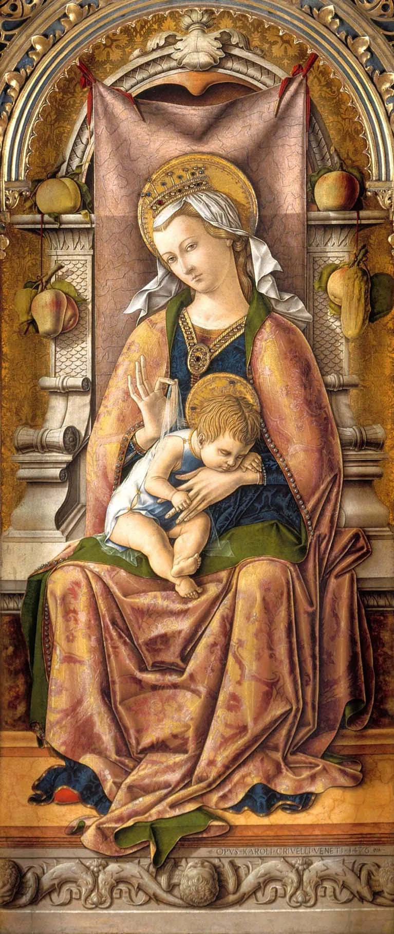 Jungfrau mit Kind - Carlo Crivelli