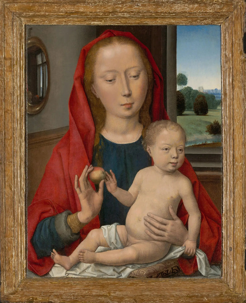 Jungfrau mit Kind (Chicago) - Hans Memling